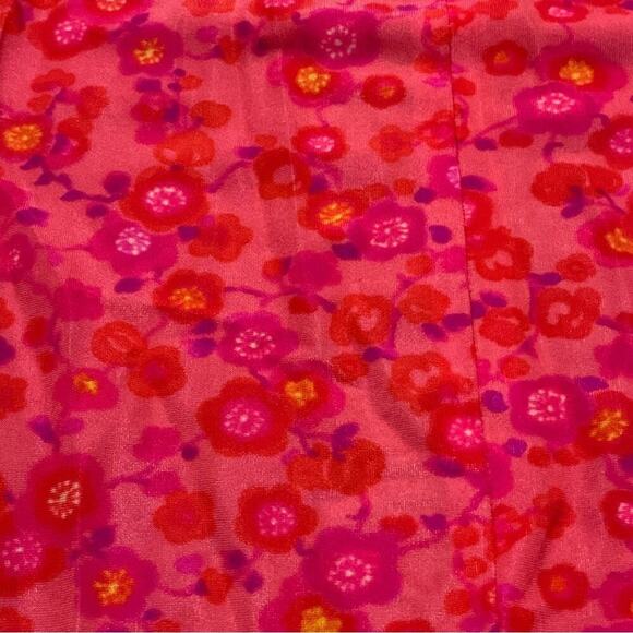 Vintage High Tide Hawaiian Psychedelic Bright Floral Halter Maxi Dress - Picture 9 of 9